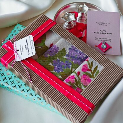 Calyz Blue Daisy Tea towel (single piece) - Image 7